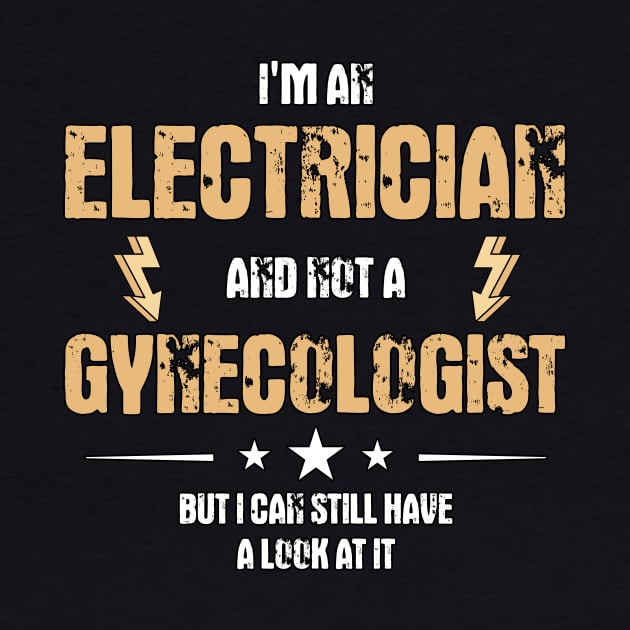 Funny Electrician Journeyman Dirty Jokes Adult Humor by MGO Design